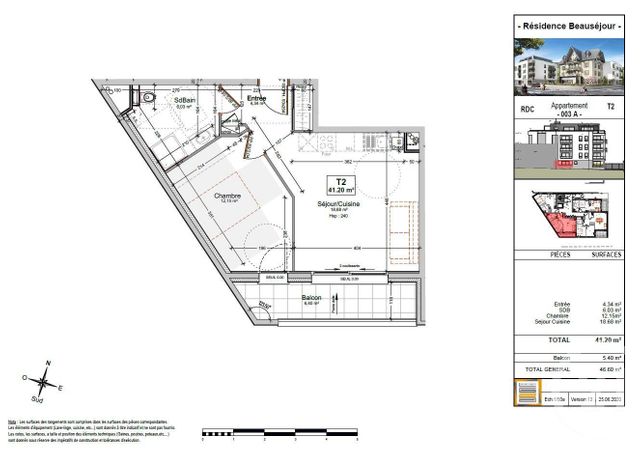 Afficher la photo en grand Appartement F2 à vendre - 2 pièces - 41.68 m2 - SALLANCHES - 74 - RHONE-ALPES - Century 21 Patrick Avenel