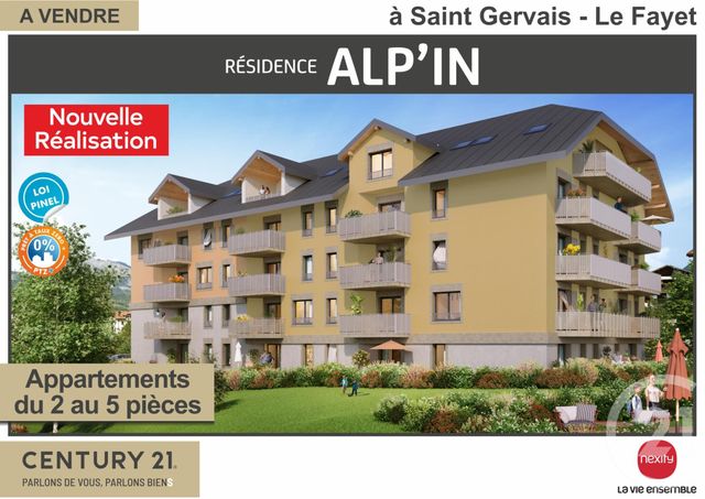 Appartement F2 à vendre - 2 pièces - 44.78 m2 - ST GERVAIS LES BAINS - 74 - RHONE-ALPES - Century 21 Patrick Avenel